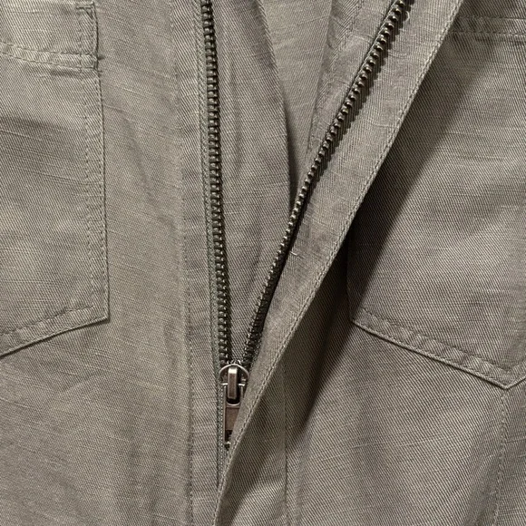 Gray Linen WomenJacket - Picture 3 of 5
